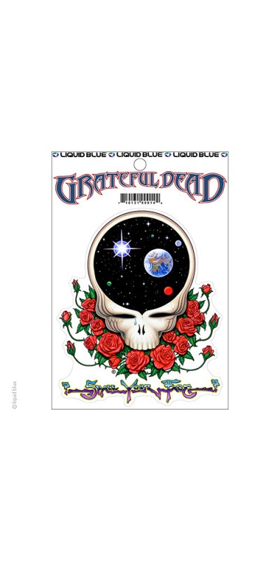 Grateful Dead Space Your Face Sticker 5.5"