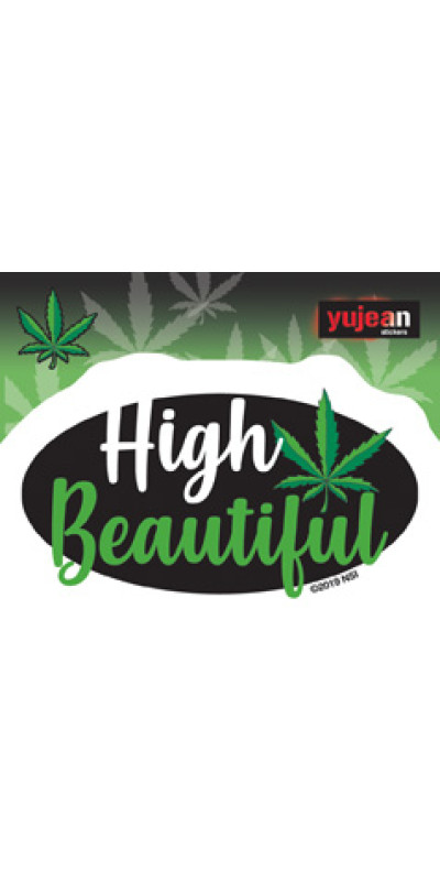 High Beautiful Sticker 3.5"