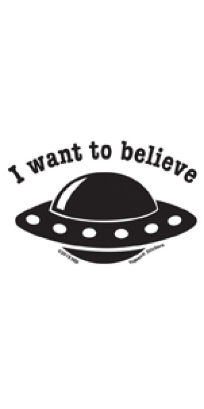 UFO I Want To Believe Patch
