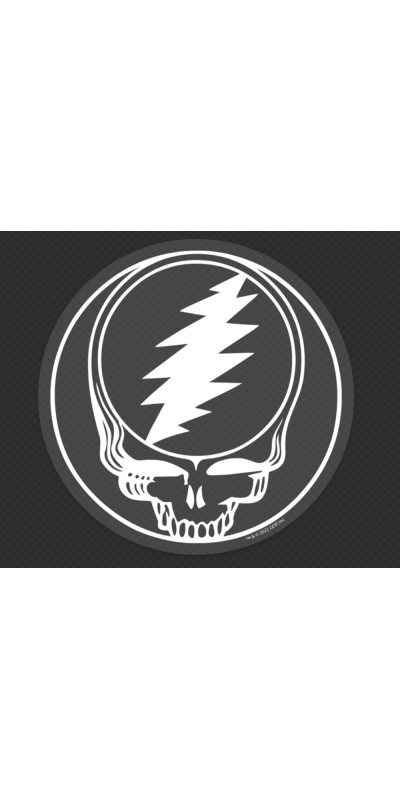 Grateful Dead White SYF Clear Vinyl Sticker 5"