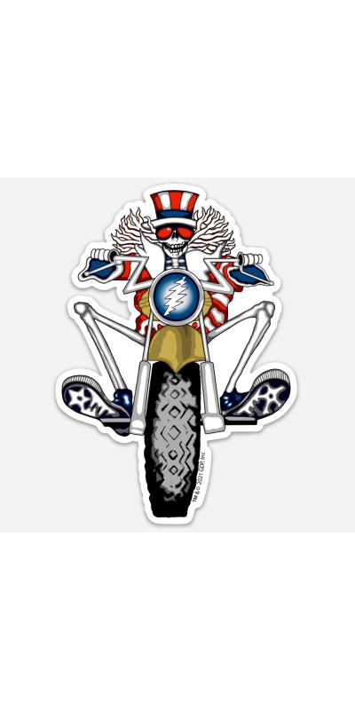 Grateful Dead Psycle Sam Sticker 5"