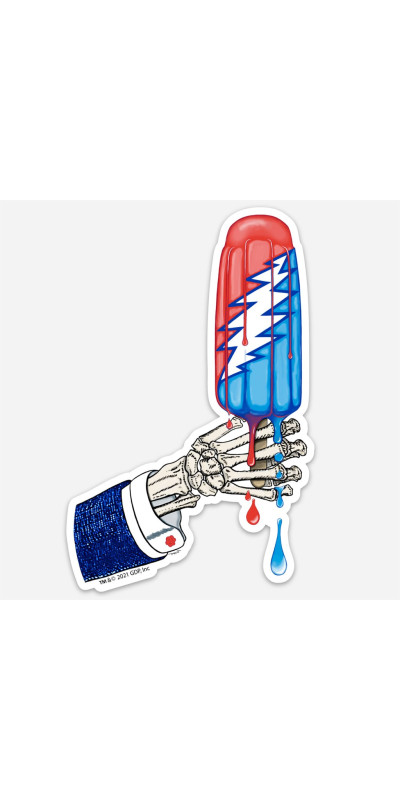 Grateful Dead Rocket Pop Sticker 5"