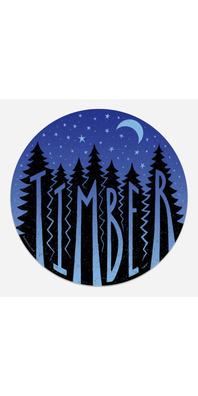 Timber Sticker 4"