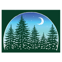 Forest Moon Sticker 6" Forest Moon Sticker 6"