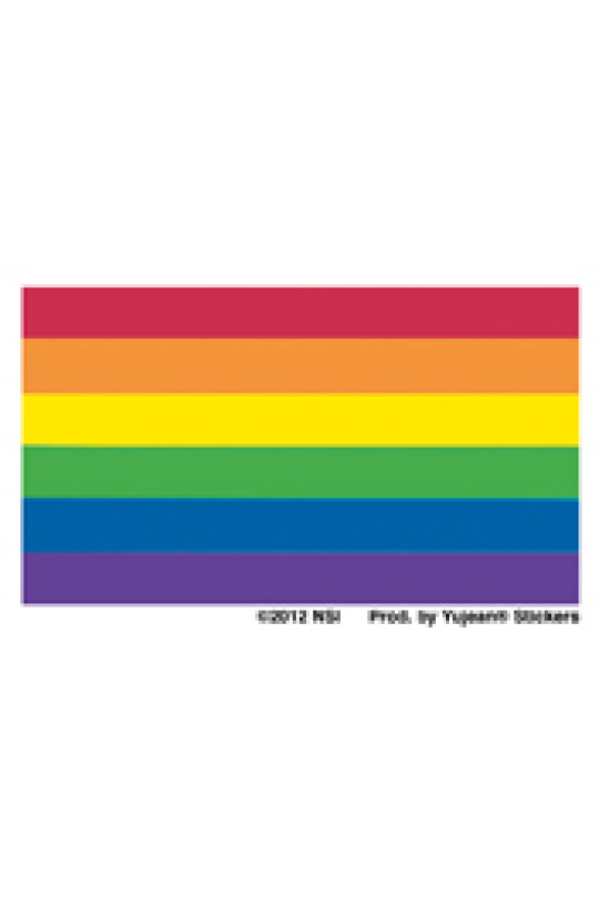 Rainbow Pride Flag Mini Sticker 2.5"