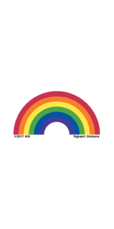 Rainbow Mini Sticker 2"