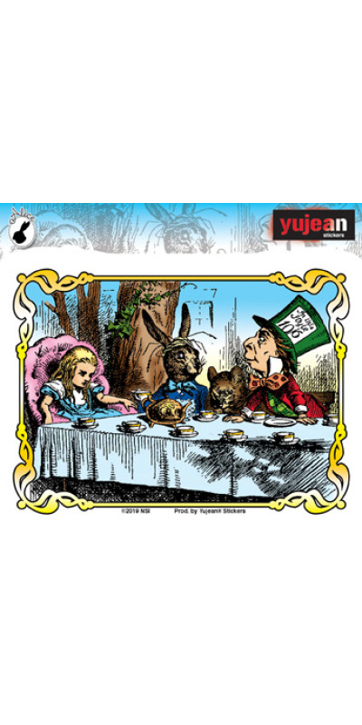 Alice in Wonderland Tea Party Sticker 5"