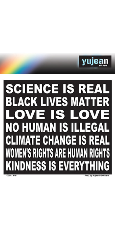 Science Is Real Sticker 4..5"