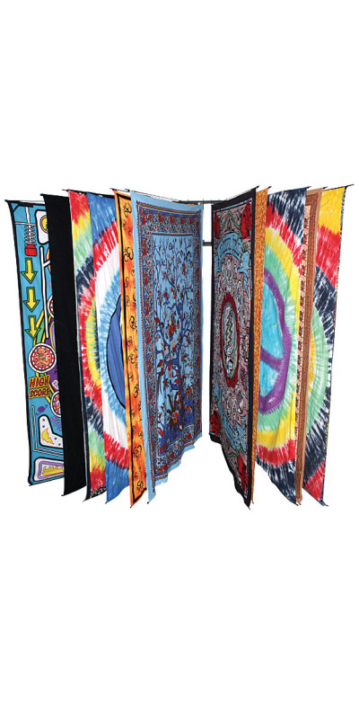 Tapestry Wall Rack Display