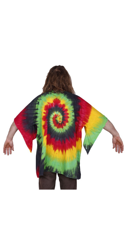 Tie Dyed Dashiki Rasta Spiral