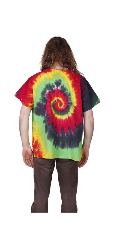 Tie Dyed Scrubs Rasta Spiral