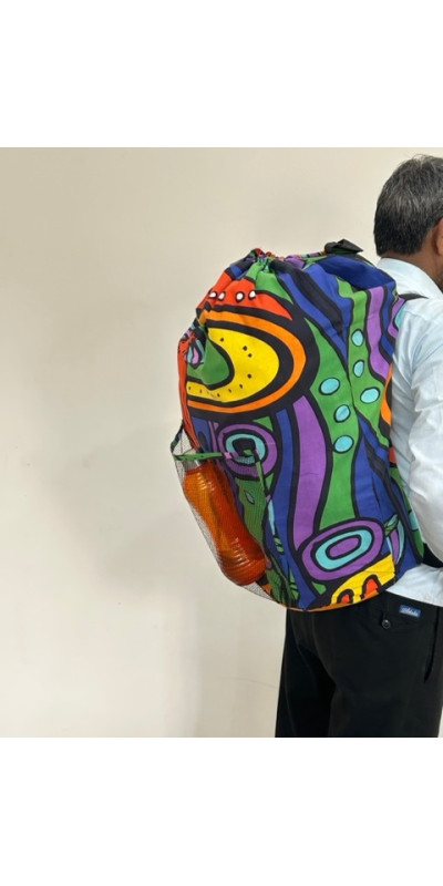 Laundry Bag Backpack Assorted Patterns