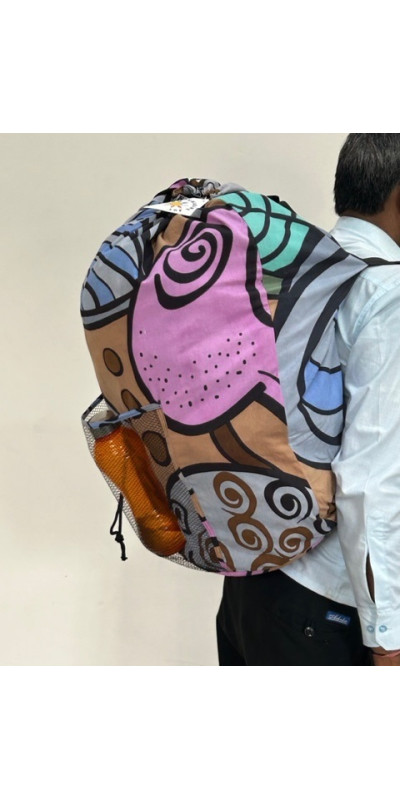 Laundry Bag Backpack Assorted Patterns