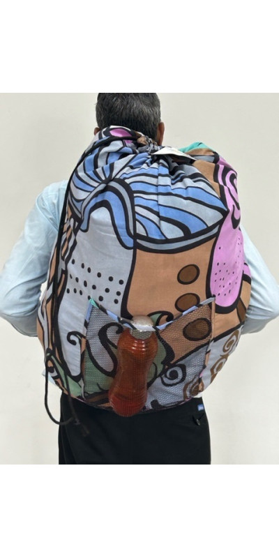 Laundry Bag Backpack Assorted Patterns