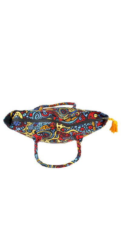 Psychedelic Sunburst Tote Bag