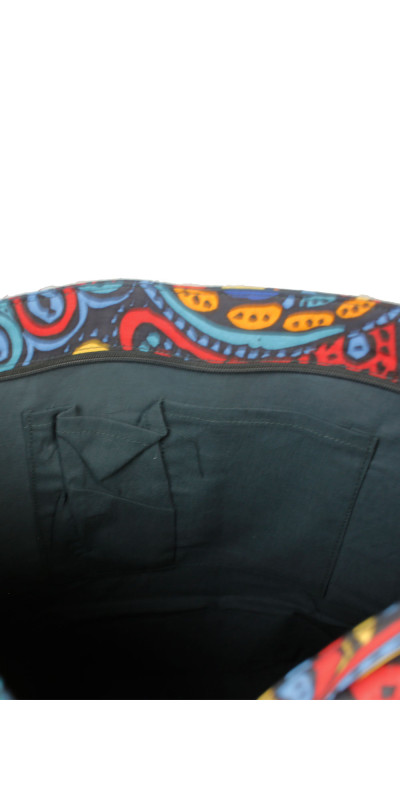 Psychedelic Sunburst Tote Bag