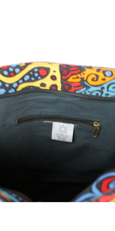 Psychedelic Sunburst Tote Bag