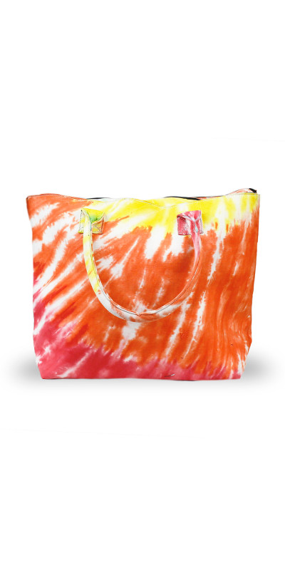Rainbow Tie Dye Tote Bag