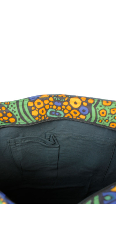 Psychedelic Earthburst Tote Bag