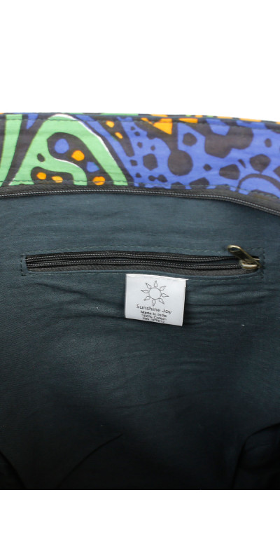 Psychedelic Earthburst Tote Bag