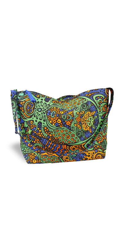 Psychedelic Earthburst Tote Bag  w/ Adjustable Shoulder Strap