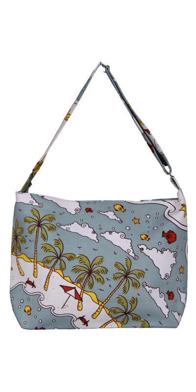 Beach Life Tote Bag w/ Adjustable Shoulder Strap
