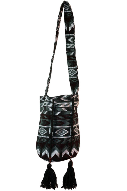 The Village Bucket Bag - Brown and Black
