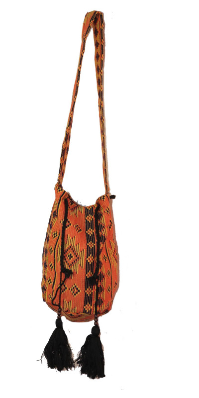 Bucket Bag Orange/Black