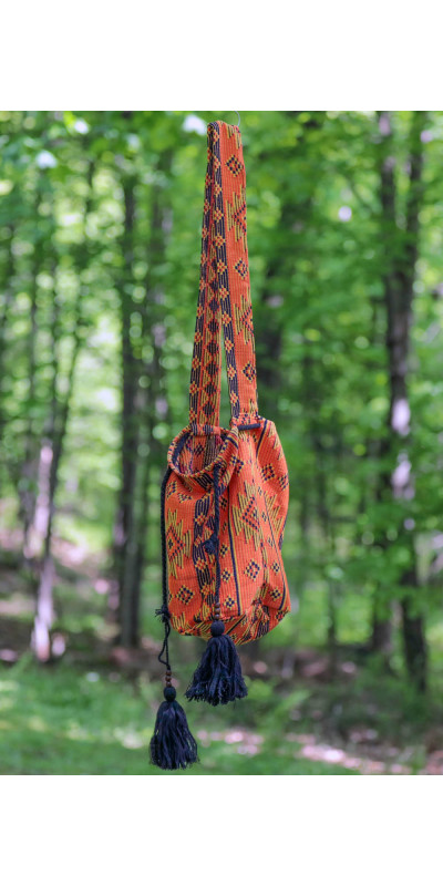 Bucket Bag Orange/Black