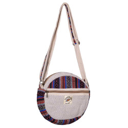 Round Zip Top Crossbody Bag  - Assorted Colors - Buy 12 and SAVE