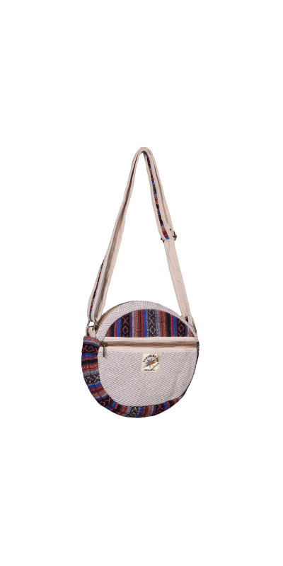 Round Zip Top Crossbody Bag  - Assorted Colors