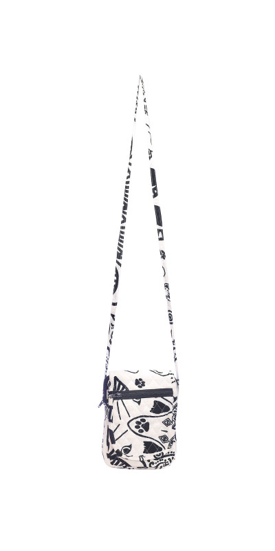 Small Crossbody Bag Black & White Cats