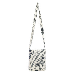 Large Crossbody Bag Black & White Cats