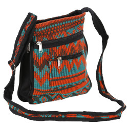Crossbody Bag Turquoise/Orange