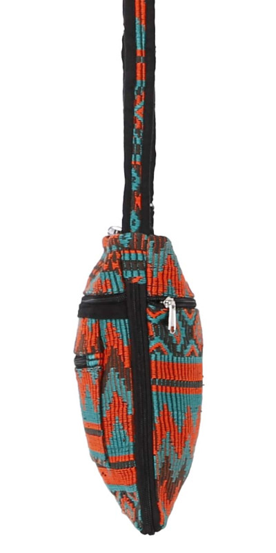 Crossbody Bag Turquoise/Orange