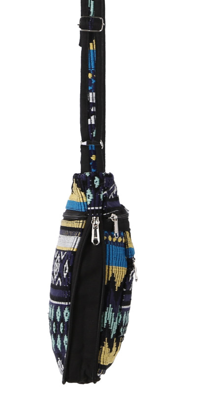 Crossbody Bag Grey/Yellow/Teal