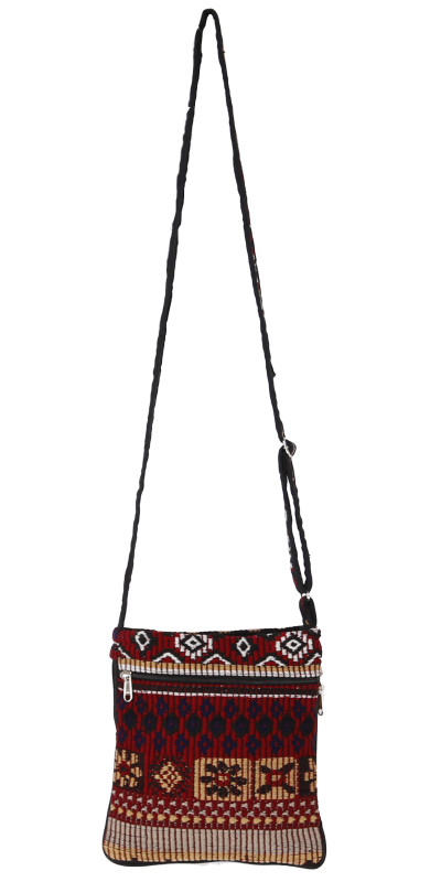 Crossbody Bag Burgundy/Brown