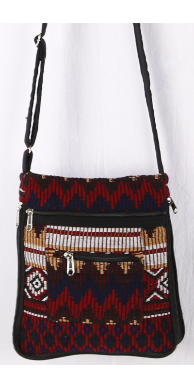Crossbody Bag Burgundy/Brown