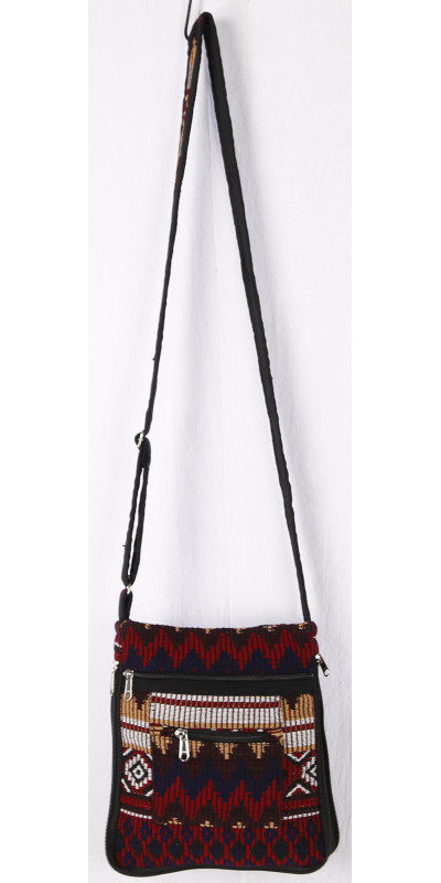 Crossbody Bag Burgundy/Brown