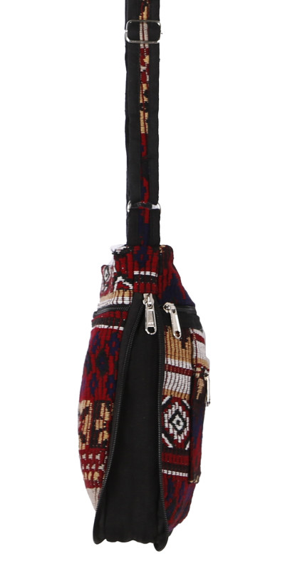 Crossbody Bag Burgundy/Brown