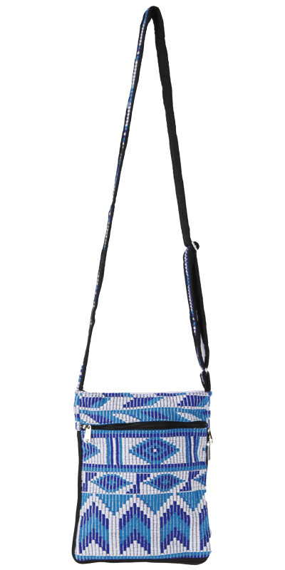 Crossbody Bag Blue/White