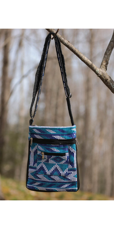 Crossbody Bag Blue/White