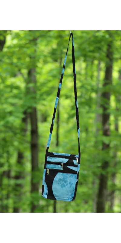 Passport Pouch Purse Bag - Moon Phases