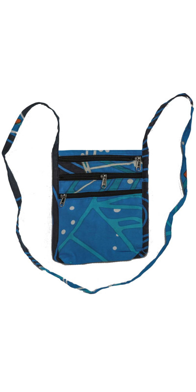 Passport Pouch Purse Bag - Moon Ship