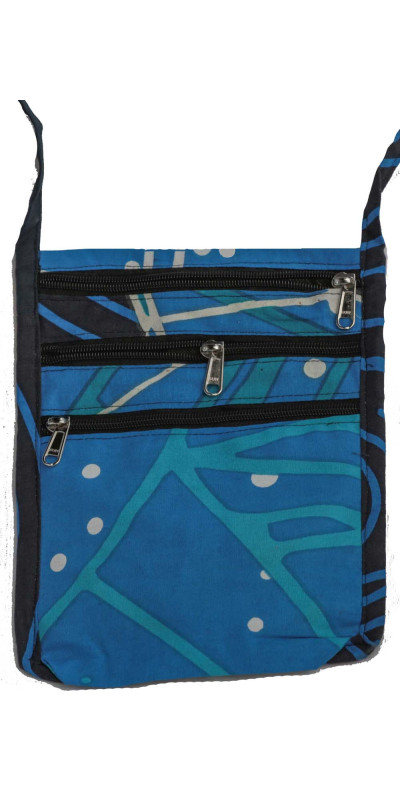 Passport Pouch Purse Bag - Moon Ship