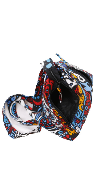 Large Crossbody Bag Glow In The Dark Sunburst