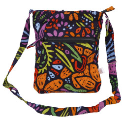 Large Crossbody Bag Lush Flower