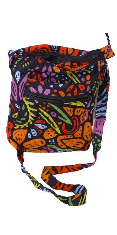 Large Crossbody Bag Lush Flower