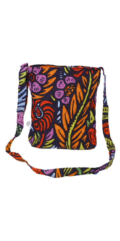 Large Crossbody Bag Lush Flower