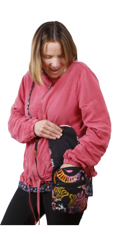 Small Crossbody Bag Colorful Cats